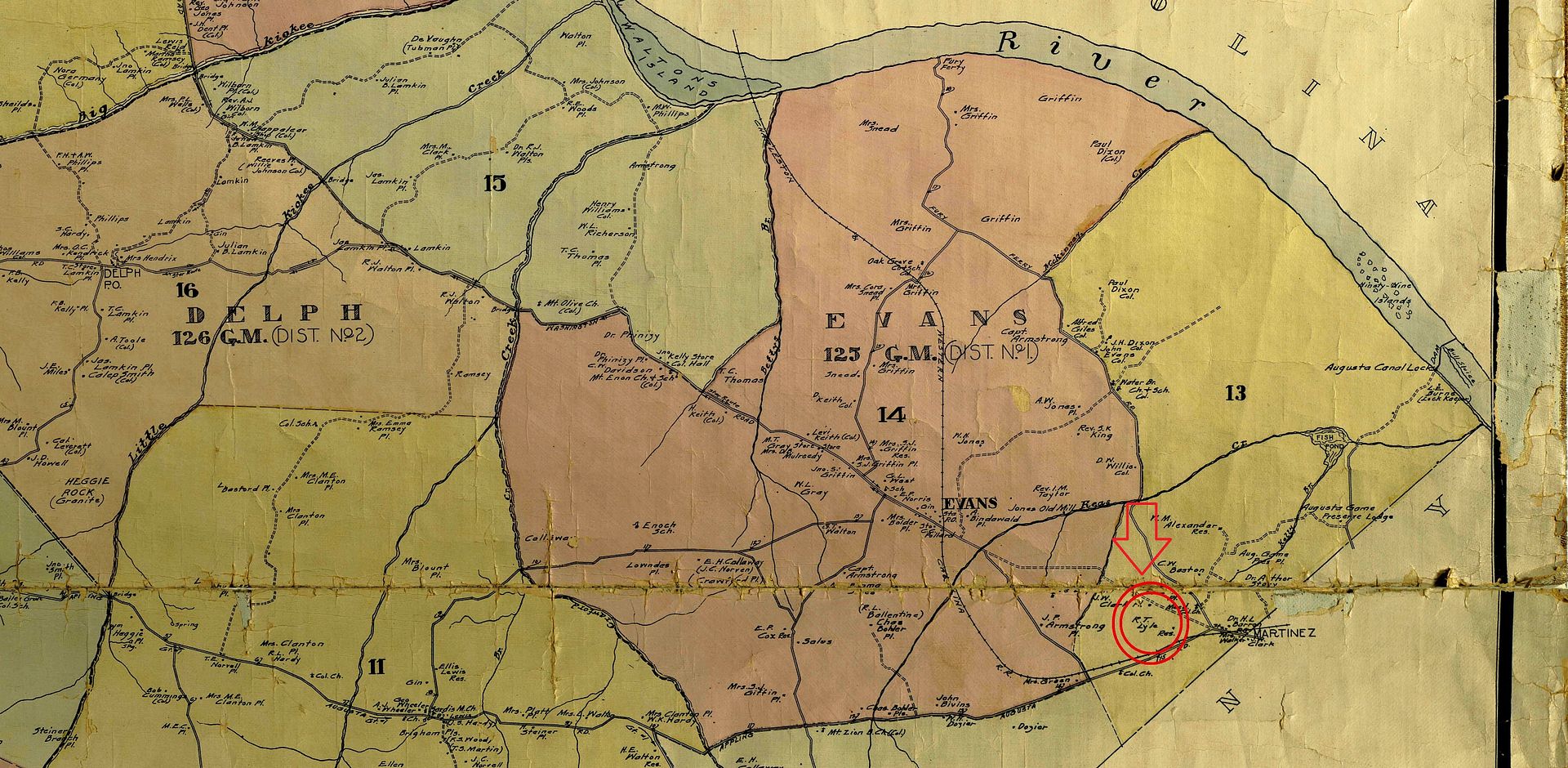 Ive circled the spot where the Lyle farm is located, but where *is* this?