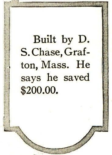 Testimonial as it appeared in the 1921 catalog