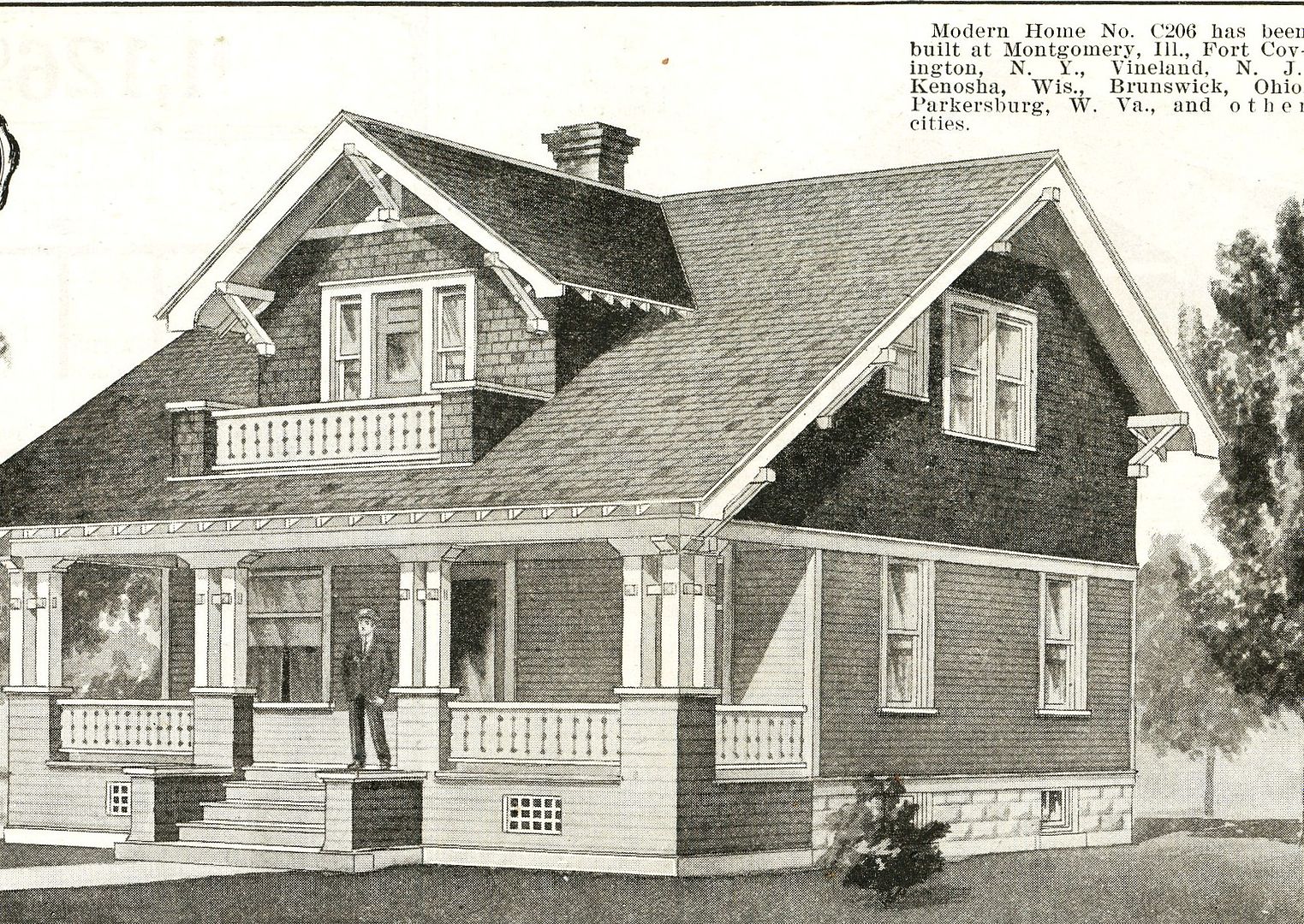 The Sears Westly was a very popular house for Sears. 