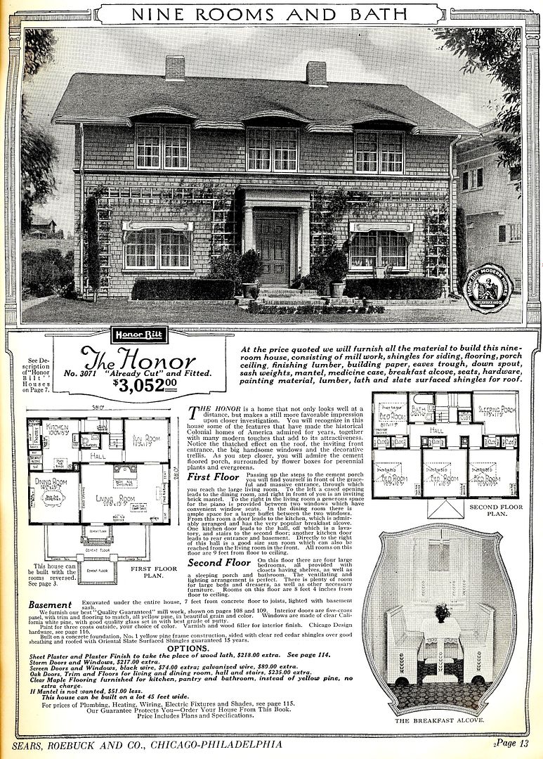 The Honor, as seen in the 1921 catalog. 