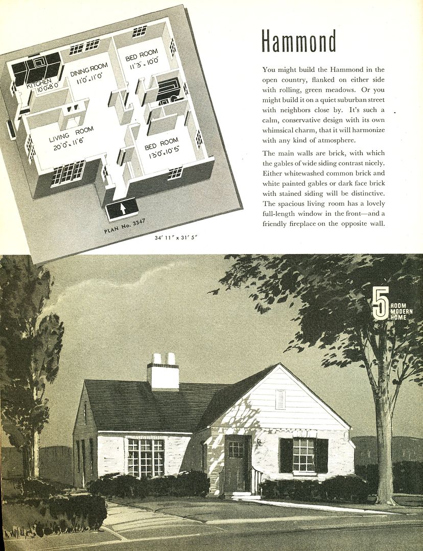 The Sears Hammond, as shown in the 1940 catalog. 