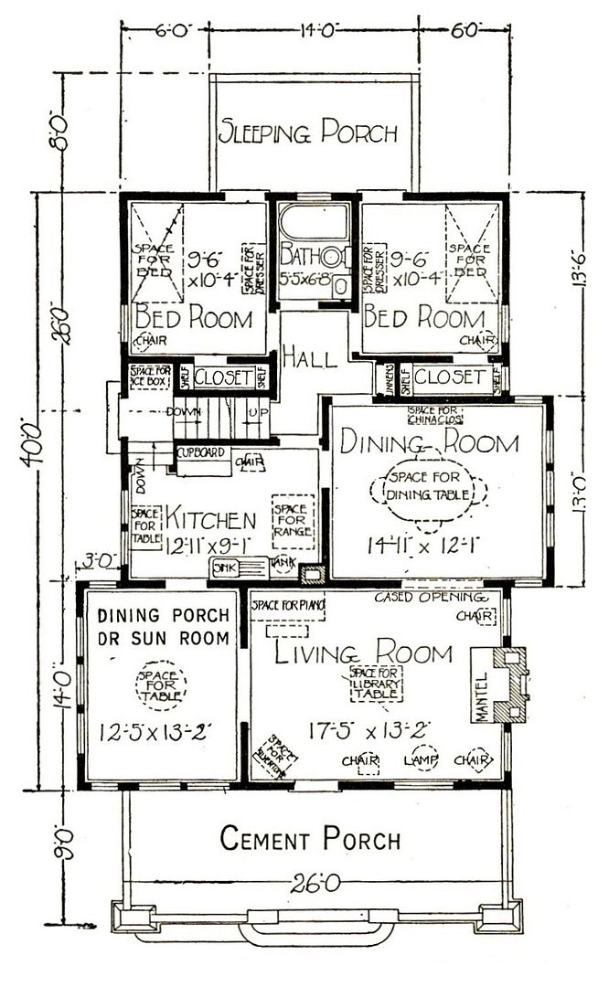 It had a very busy floor plan. Note