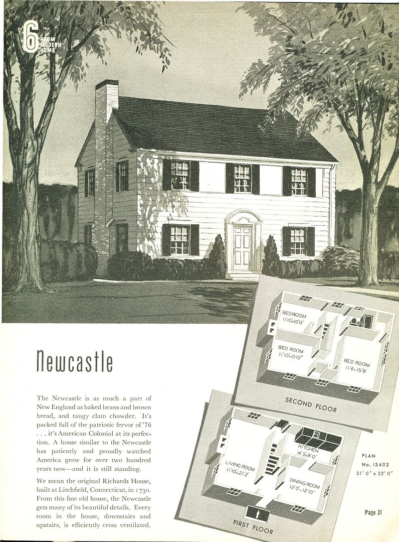 Sears Newcastle as seen in the 1940 catalog. 