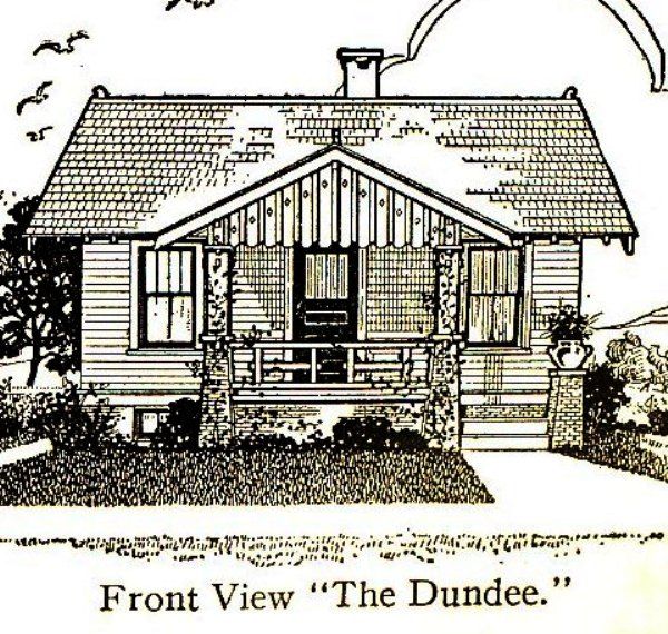 The 1921 catalog showed a front view of the Dundee.