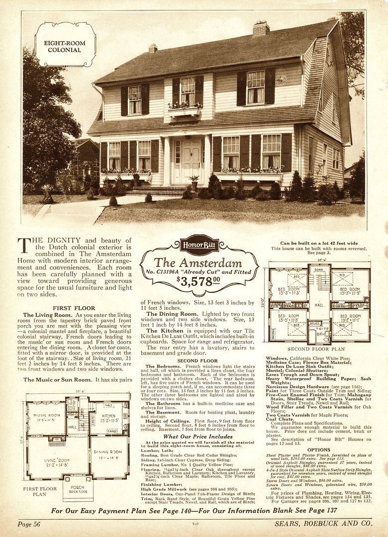The Amsterdam, as seen in the 1928 Sears catalog. 
