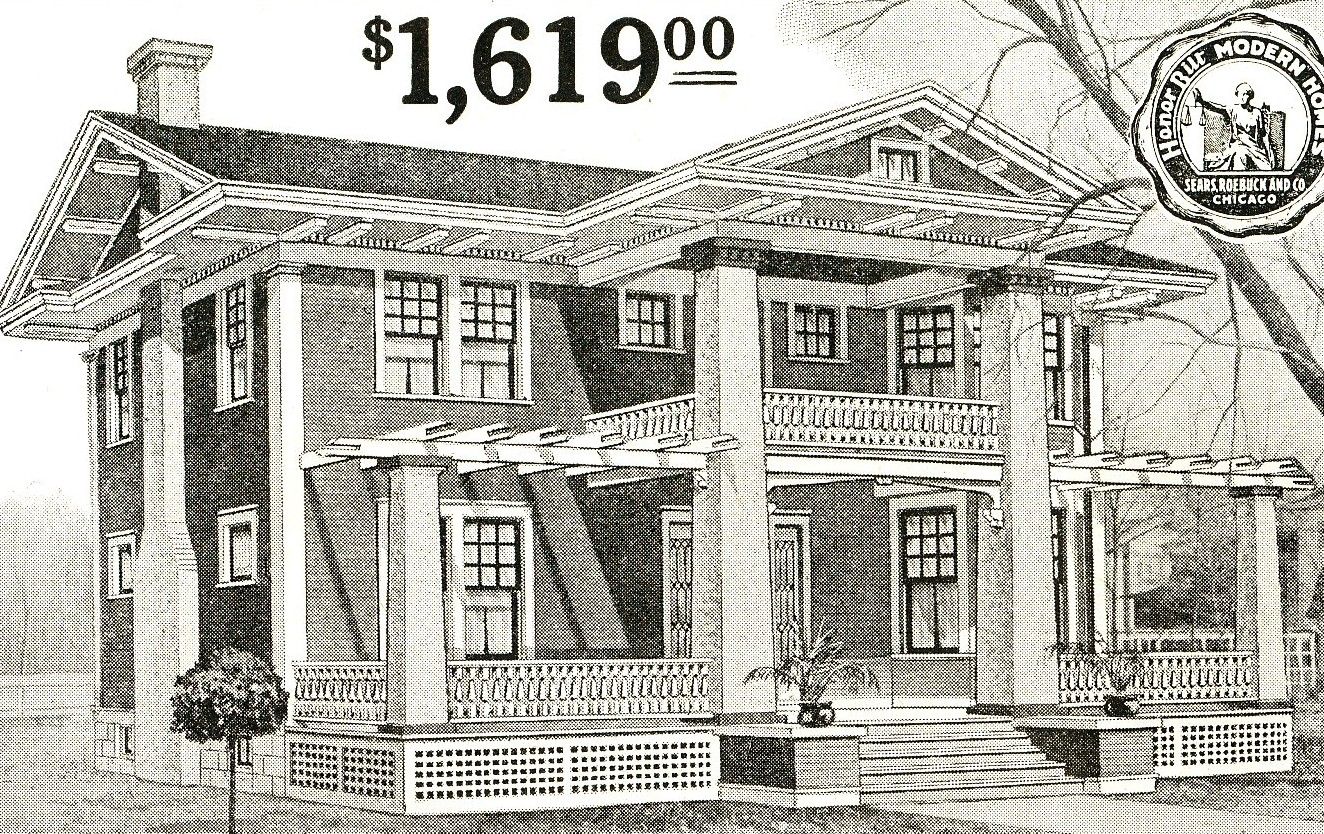 Close-up of the house (1916). 