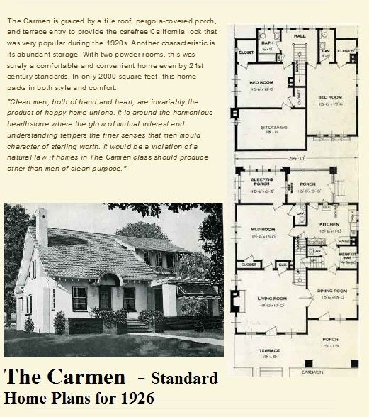 Thanks to Rachel Shoemaker, I recently discovered this little plan book house, The Carmen. This house is ubiquitous in North Carolina. Ive found it in Rocky Mount, Elizabeth City, several in Raleigh and now Charlotte. 