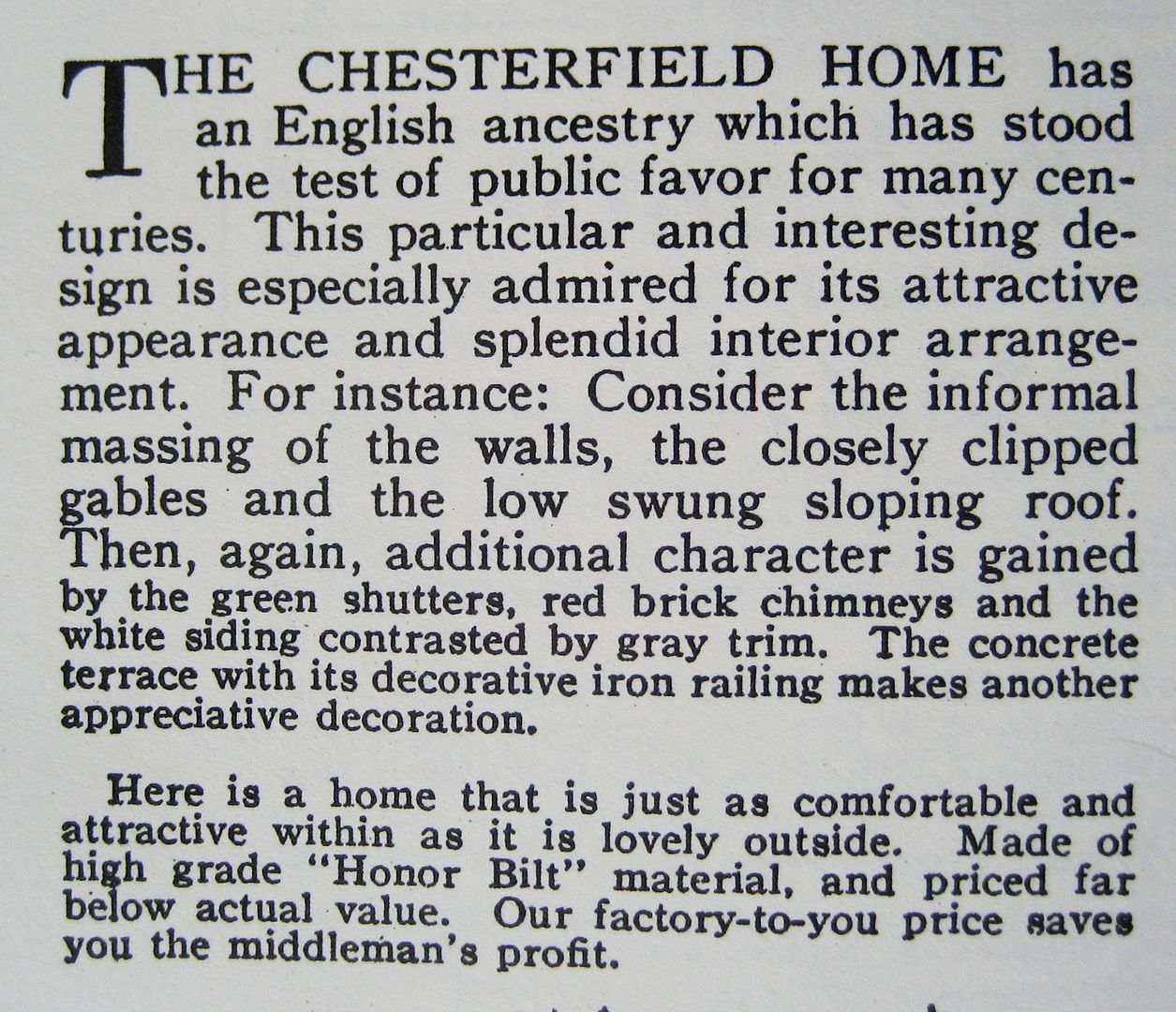 Text from the catalog page (1925)