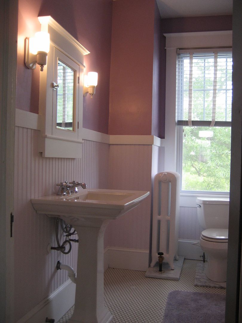 David also restored the bathroom for us. The work he did was first rate, and the end result was magazine-quality gorgeous!