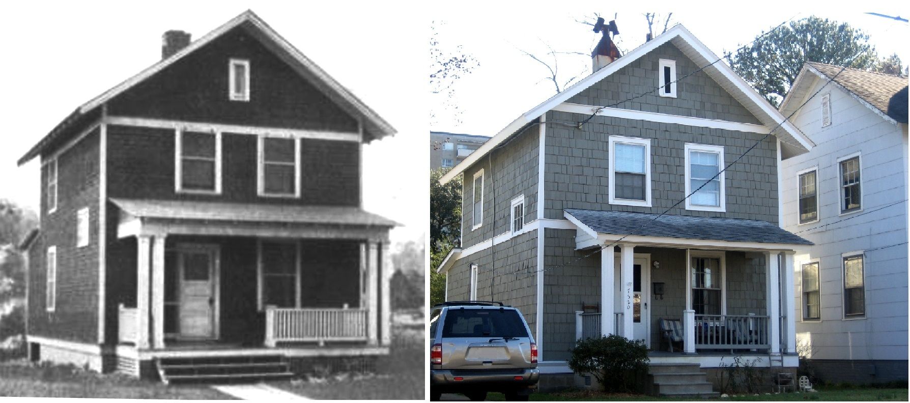 The Haskell arrived in Norfolk, and was planted on Major Avenue. In fact, its one of 50 houses from Penniman. 