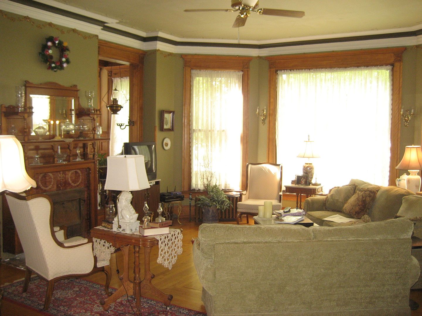 A view of the parlor today. 