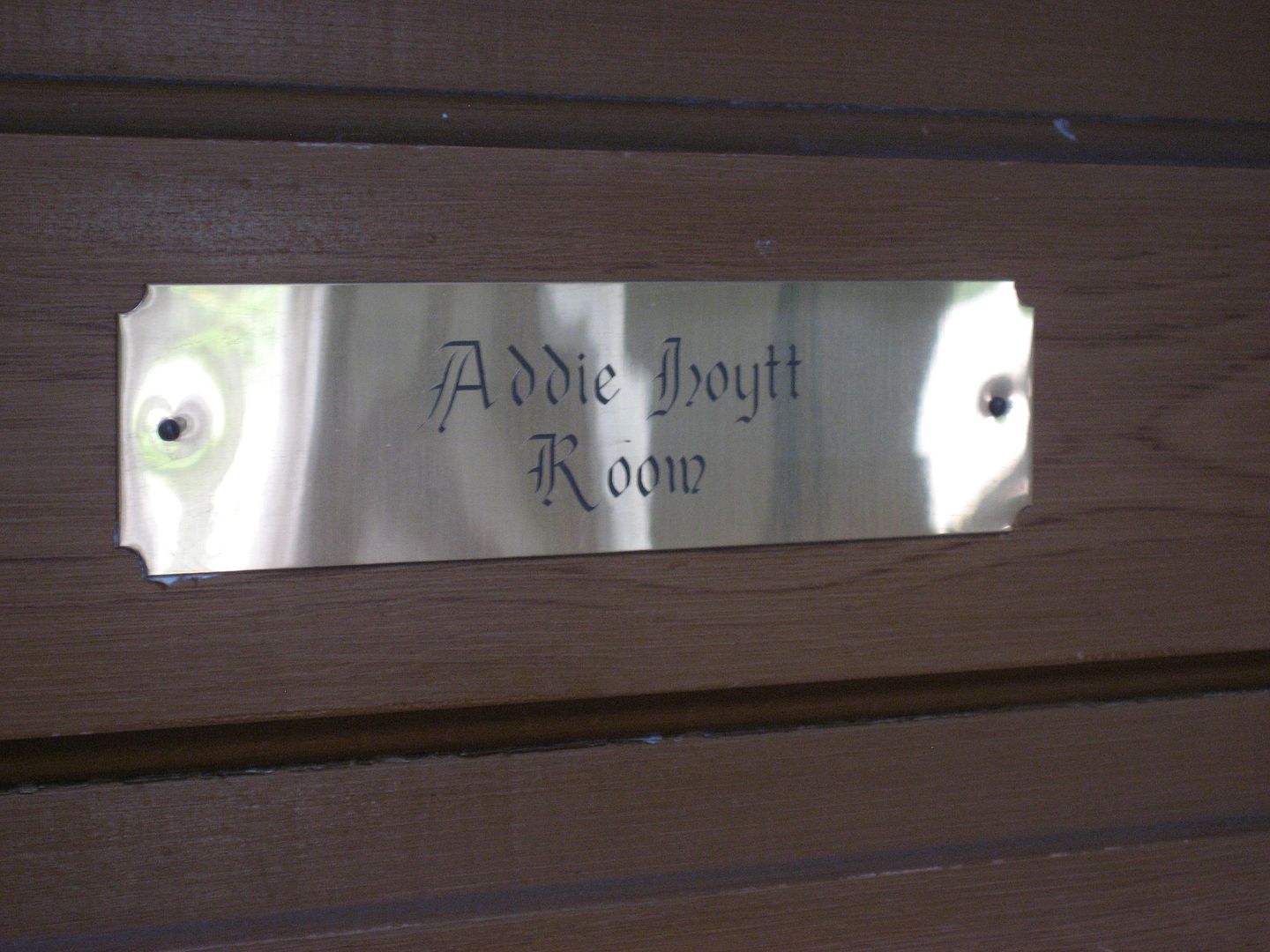 Addies room is at the top of the stairs.