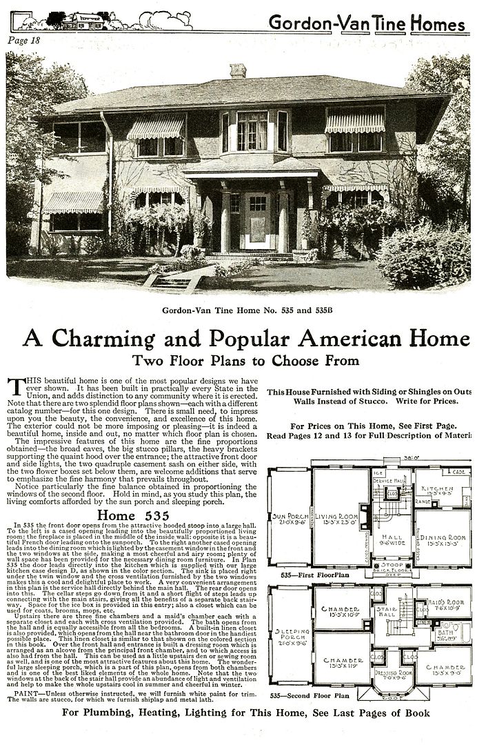 The original catalog page showing The Roberts (1924).