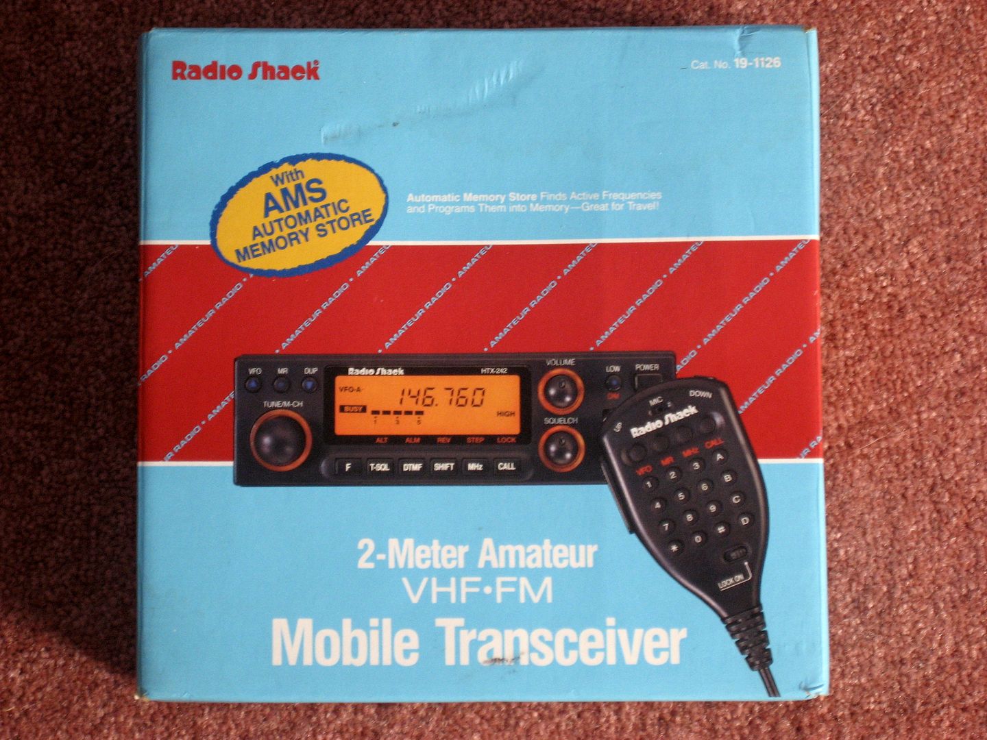 Ebay - how do I love thee? Let me count the ways. The first lesson to learn about Ham Radio is it can be an expensive habit! Thanks to eBay, I found an HTX-242 new in box (which is pretty cool, considering how old this radio probably is). 