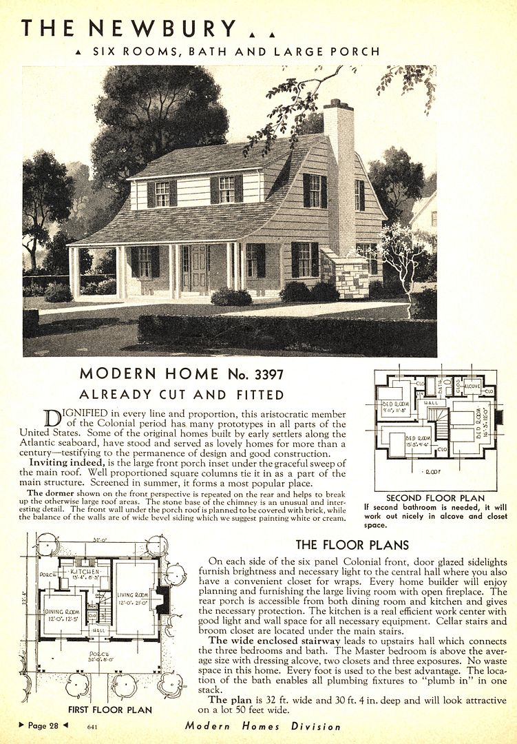 This is a catalog picture of the Sears Newbury.