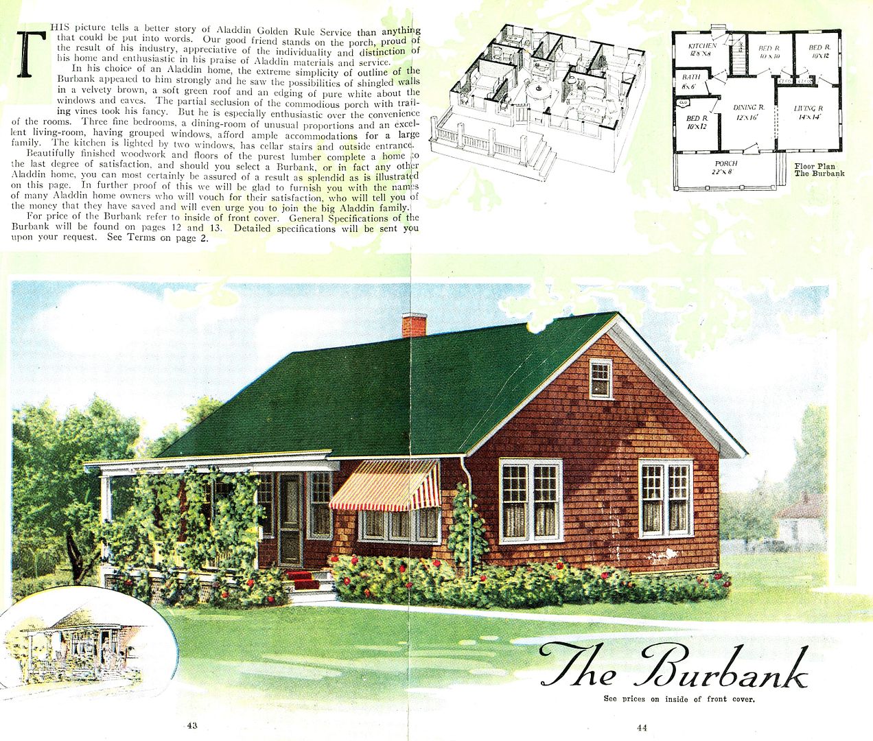 The Aladdin Burbank is another Aladdin kit home in this downtown section of Hopewell. There are countless Burbanks in this part of town.