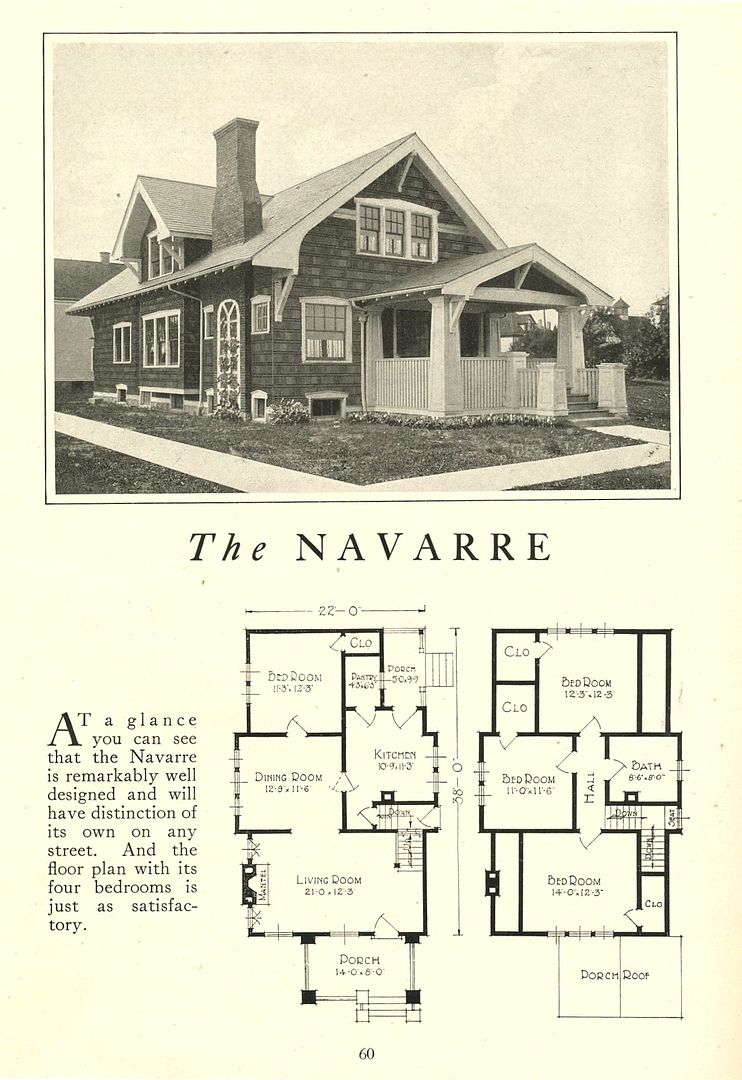 Heres the original catalog page from 1924 Lewis Homes. 