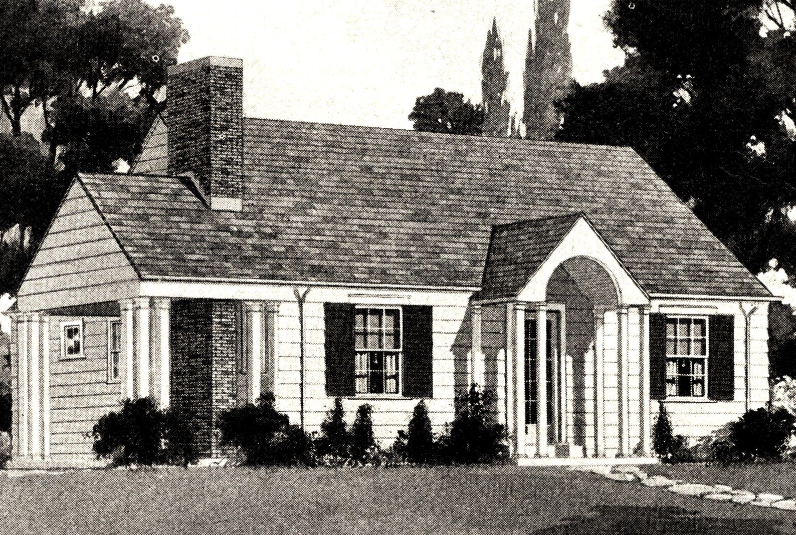 The Wexford, from the 1936 Sears Modern Homes catalog. 