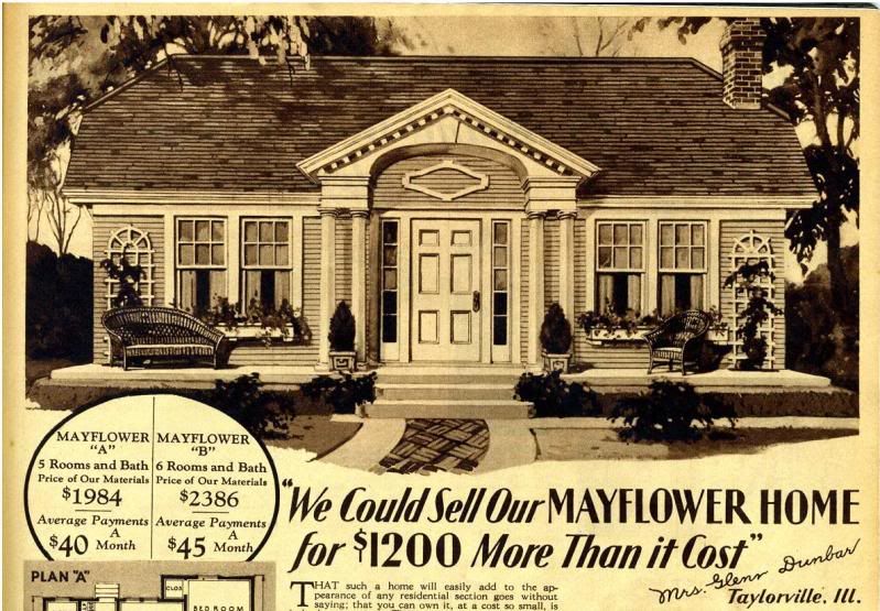 Original catalog image from 1928 Wardway Homes catalog