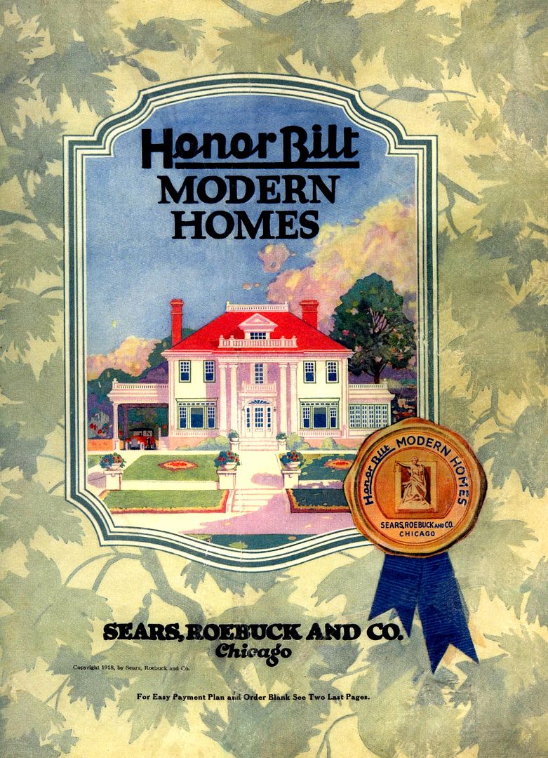 The Sears Magnolia was featured on the cover of the 1918 Modern Homes catalog. 