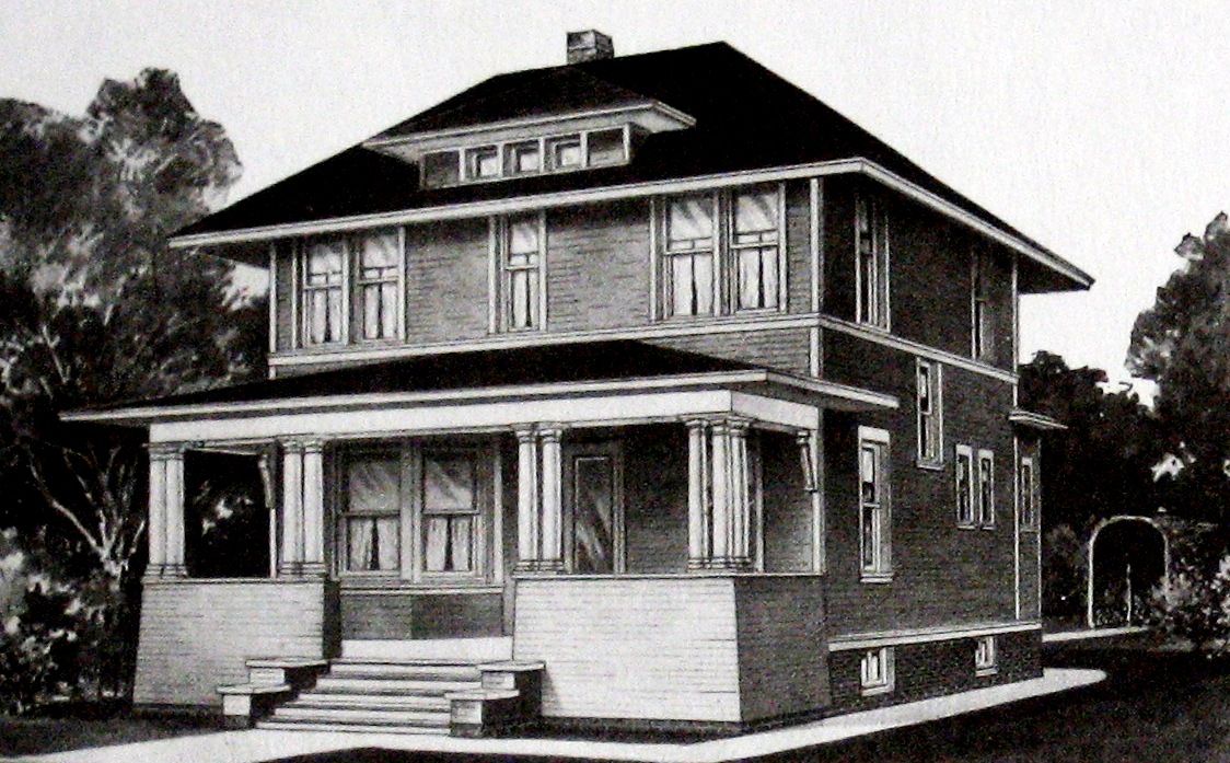 Georges Modern Home #179 as seen in the 1913 Sears Modern Homes catalog. 