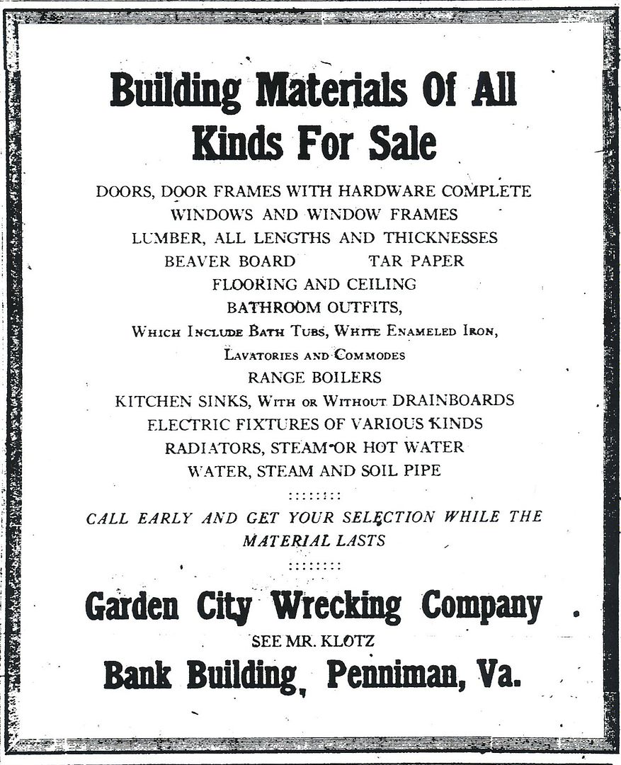 This ad first appeared in April 1921 Virginia Gazette.