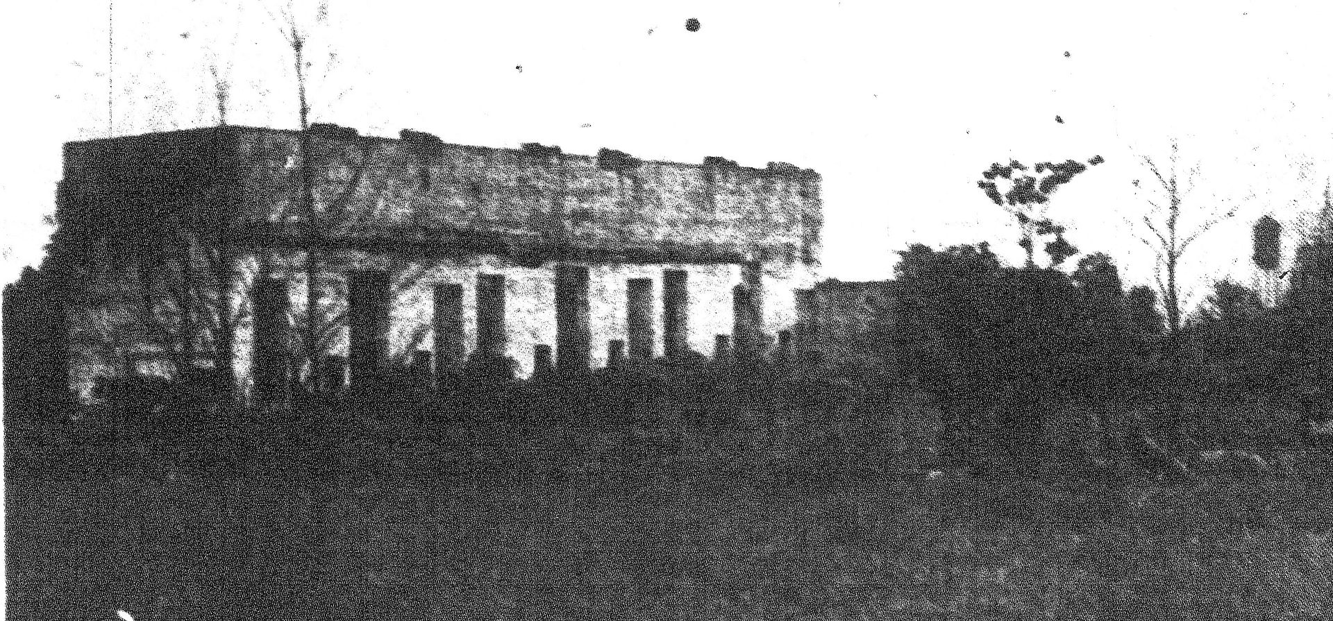 Mr. Jack Garrett took this photo of the ruins of Penniman.