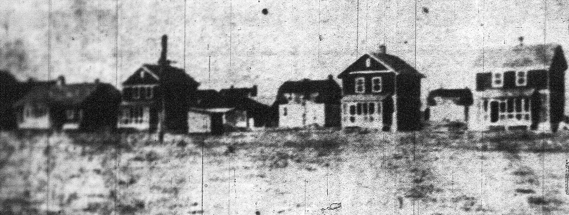 The pictures shown in the 1938 Richmond News Leader article came from Drewery Jones. I have 200+ pictures of Penniman (thanks to Hagley Museum and Library), but I dont have anything from this angle, showing all the pretty little houses.