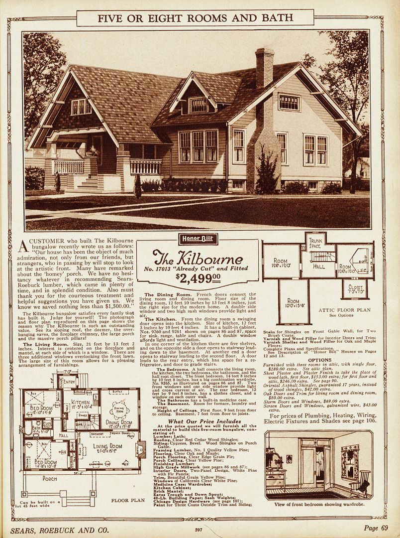 And one of my favorite Sears Homes, The Kilborne. 