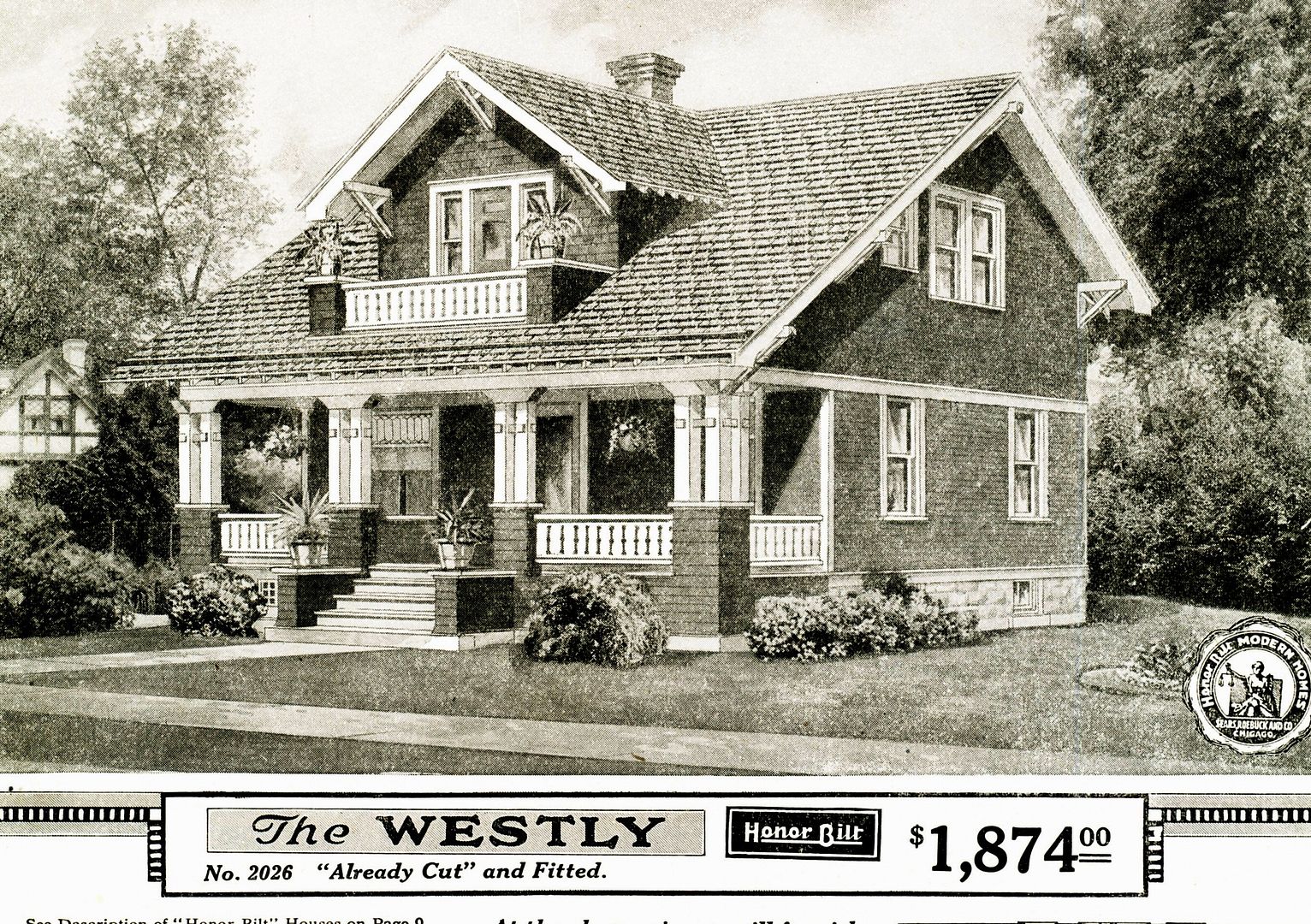 Another wonderful Sears House: The Westly (1919 catalog). 