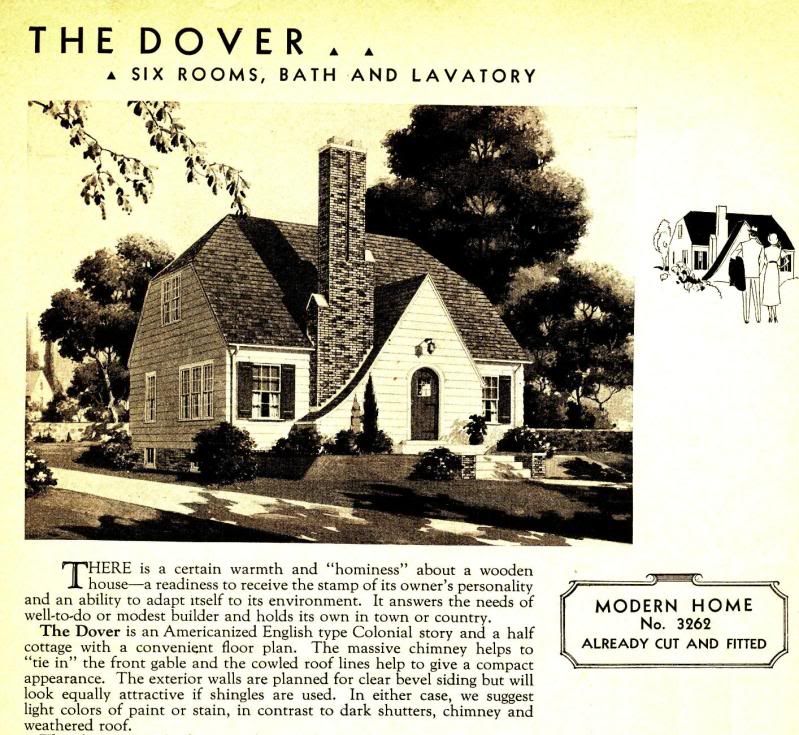 The Sears Dover as shown in the 1936 catalog