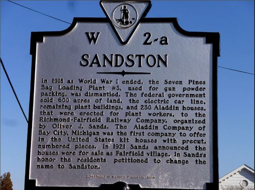Mark Hardin found this in Sandston. Very interesting marker, but is it right? The 230 houses 