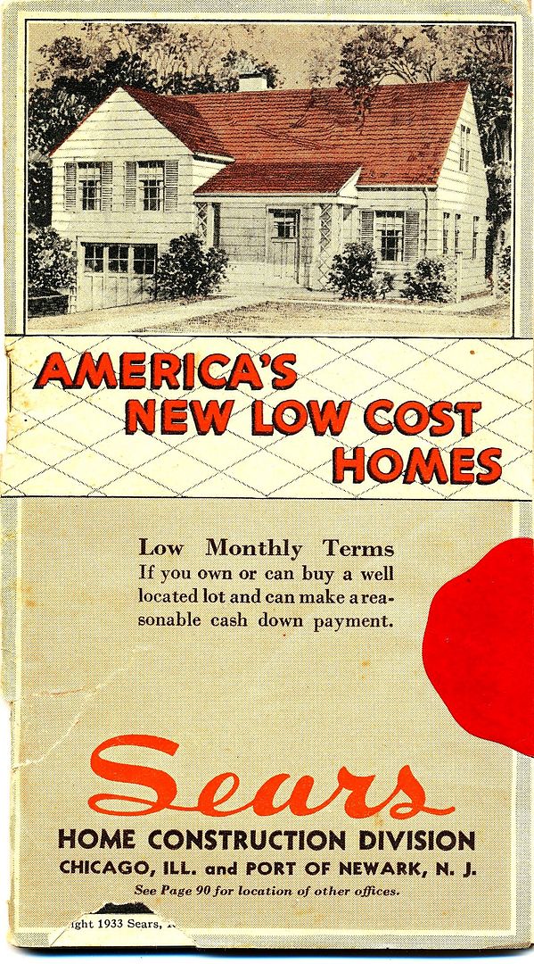 The 1933 Sears Modern Homes catalog was a tiny little thing, about the size of a small index card.