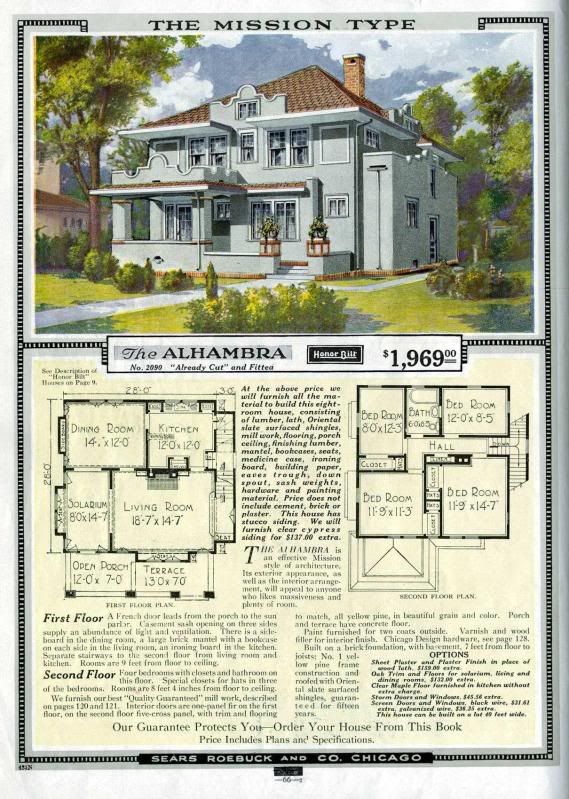Sears Alhambra from 1923 Modern Homes catalog