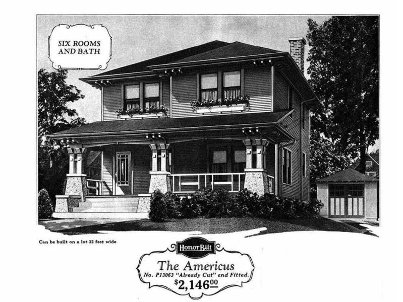 And this is a Sears Americus, which was a very popular house for Sears.