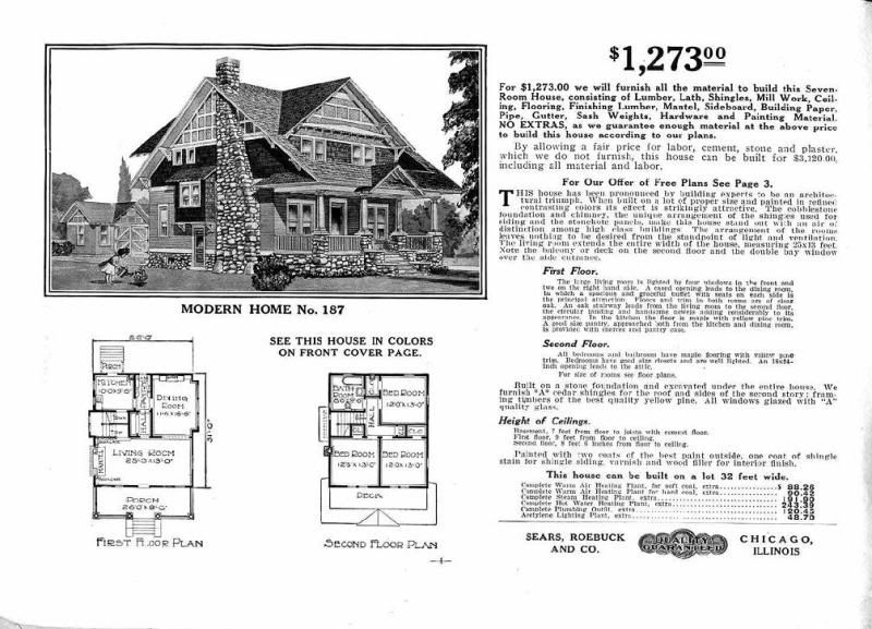 The Sears Sherburne was not a very popular house, but it was a beauty!