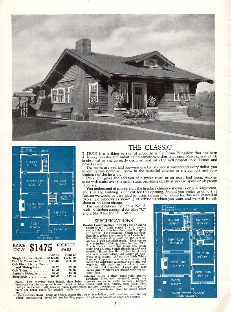 The FIFTH Sterling kit house in Anderson is the Classic (1928 catalog).