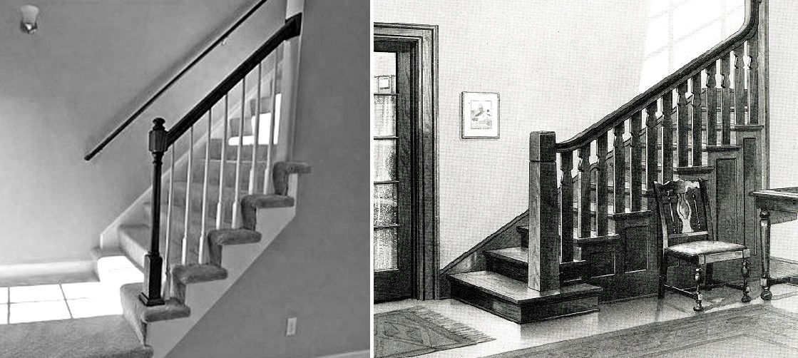 In the 1920s, we seemed to have more of an understanding that it was important to surround yourself with beauty. Modern staircases are not just utilitarian; theyre ugly as sin. 