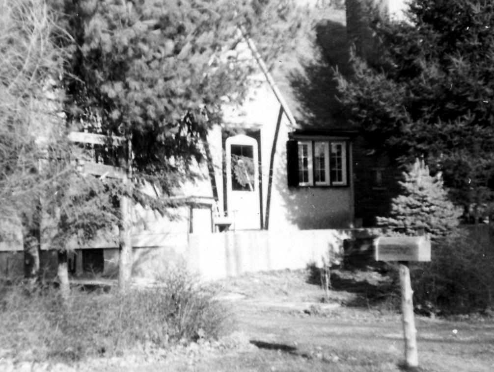 Another view of the completed house, date unknown. 
