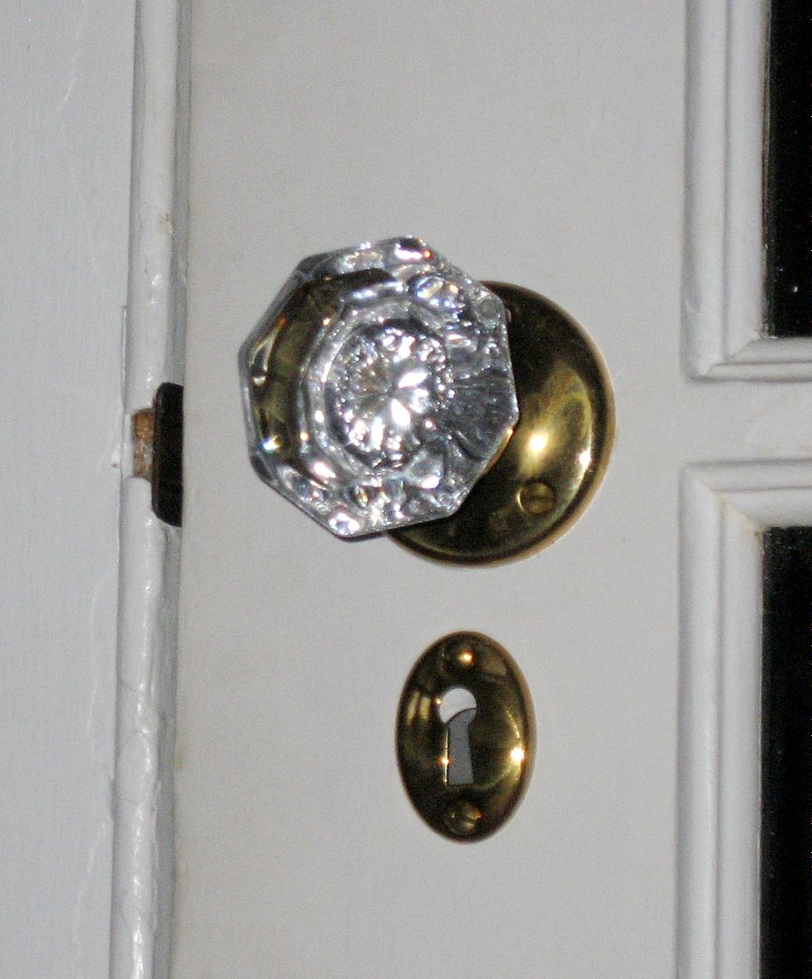 And did you notice those shiny doorknobs on the french doors!