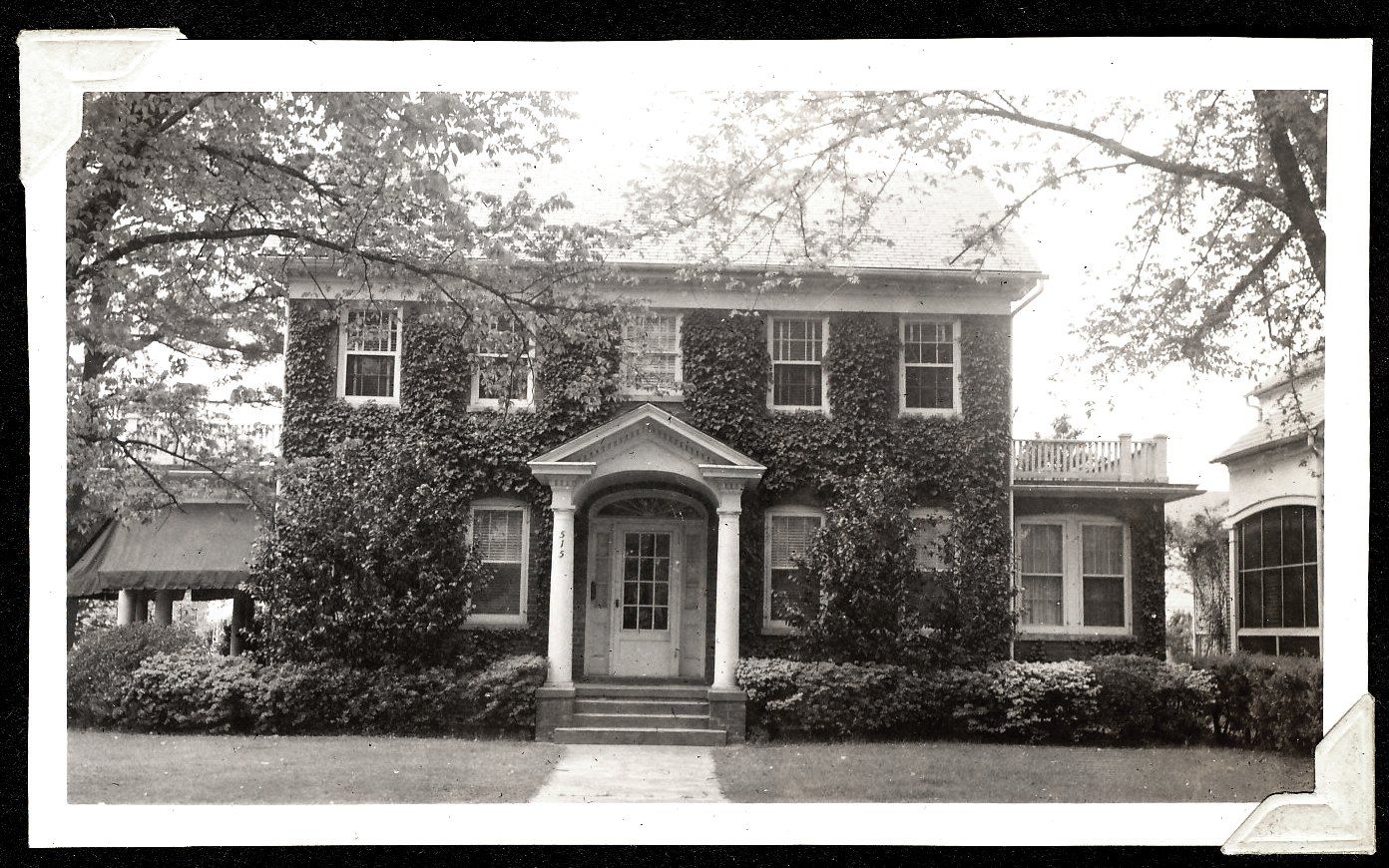 My family home in Waterview (Portsmouth) as seen in April 1956, when we moved in.
