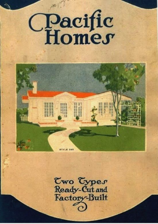 Cover of the 1919 Pacific Homes catalog