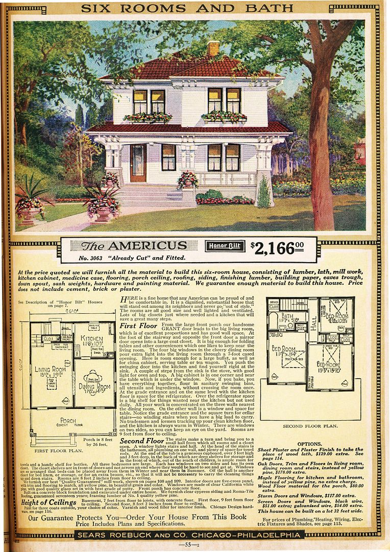 The Americus was a very popular house for Sears.