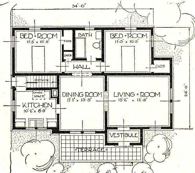 Not a very big house, but a smart floor plan!