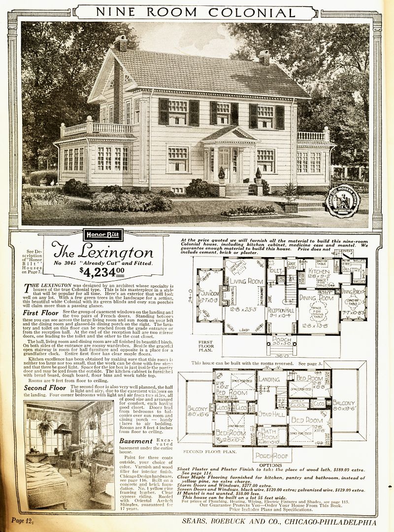 Sears Lexington from a late 1920s Sears catalog.