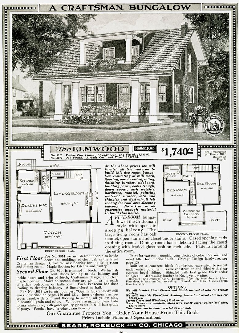 Sears Sunbeam, as shown in the 1919 Modern Homes catalog