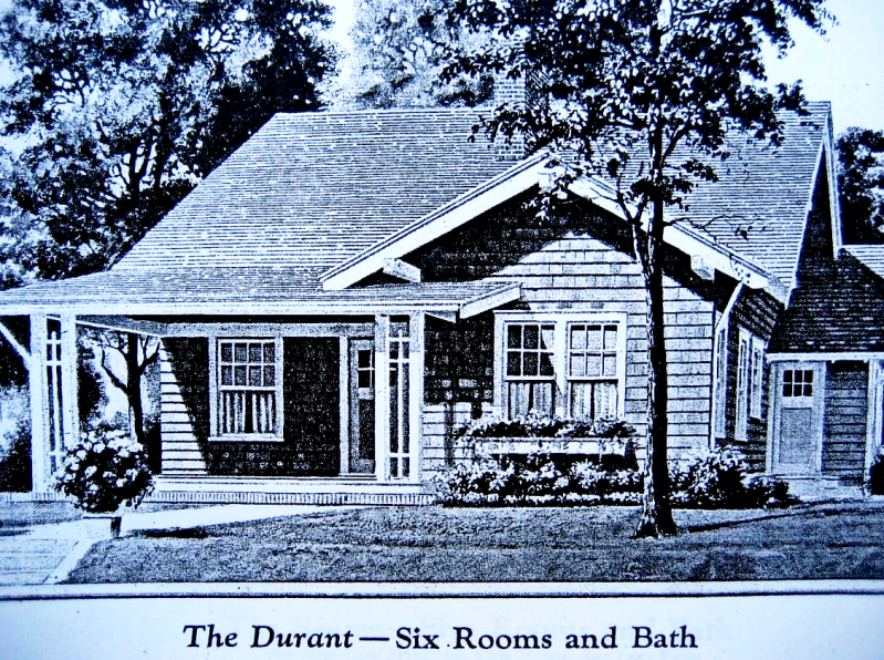 Gordon Van Tine was yet another popular kit home company of the early 1900s. Heres the GVT Durant, a fairly popular little bungalow. 