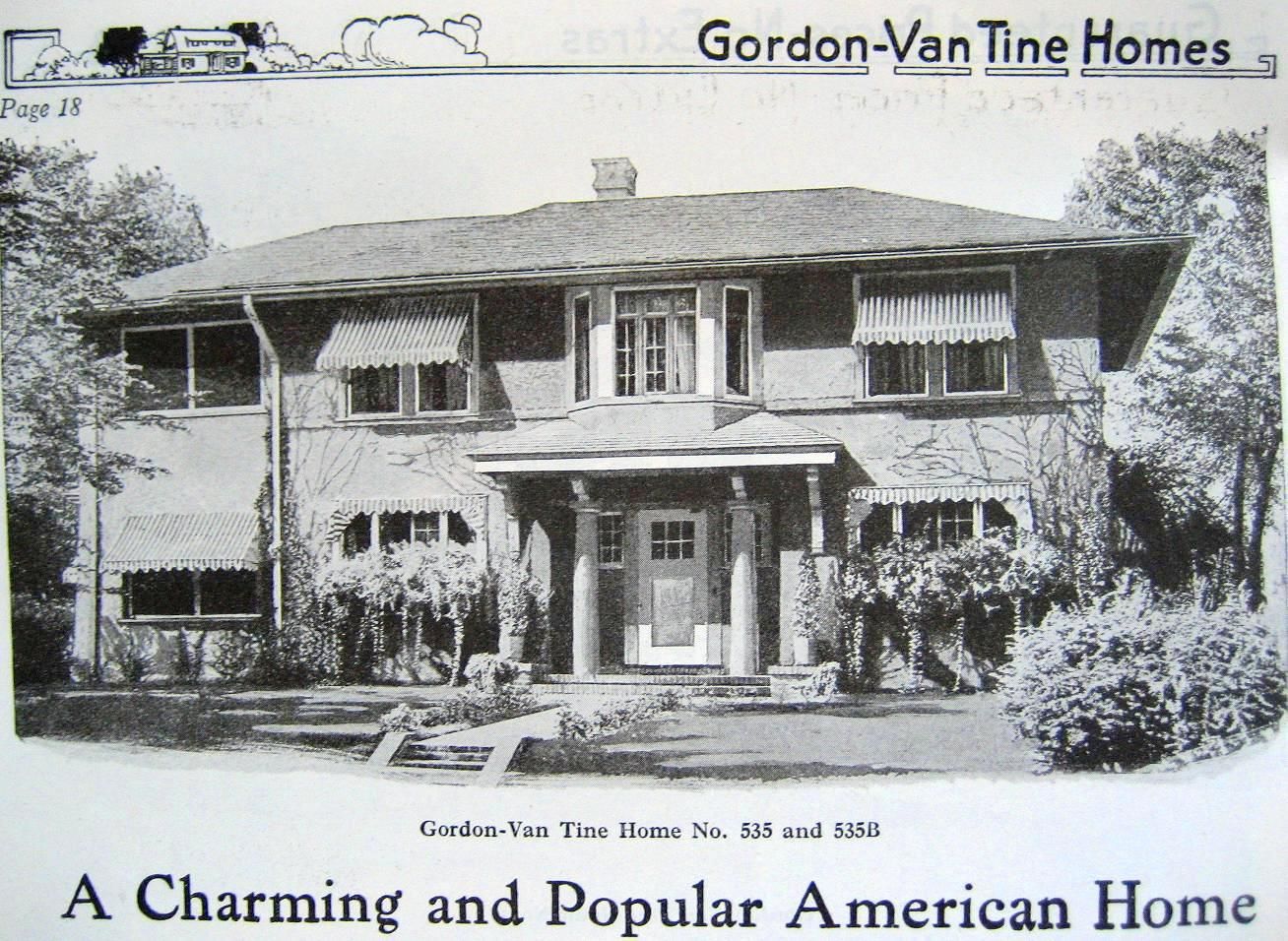 Heres a Gordon Van Tine Roberts in Carlinville. GVT was another kit home company that (like Sears) sold entire houses from a mail-order catalog. GVT was based in Davenport, Iowa.