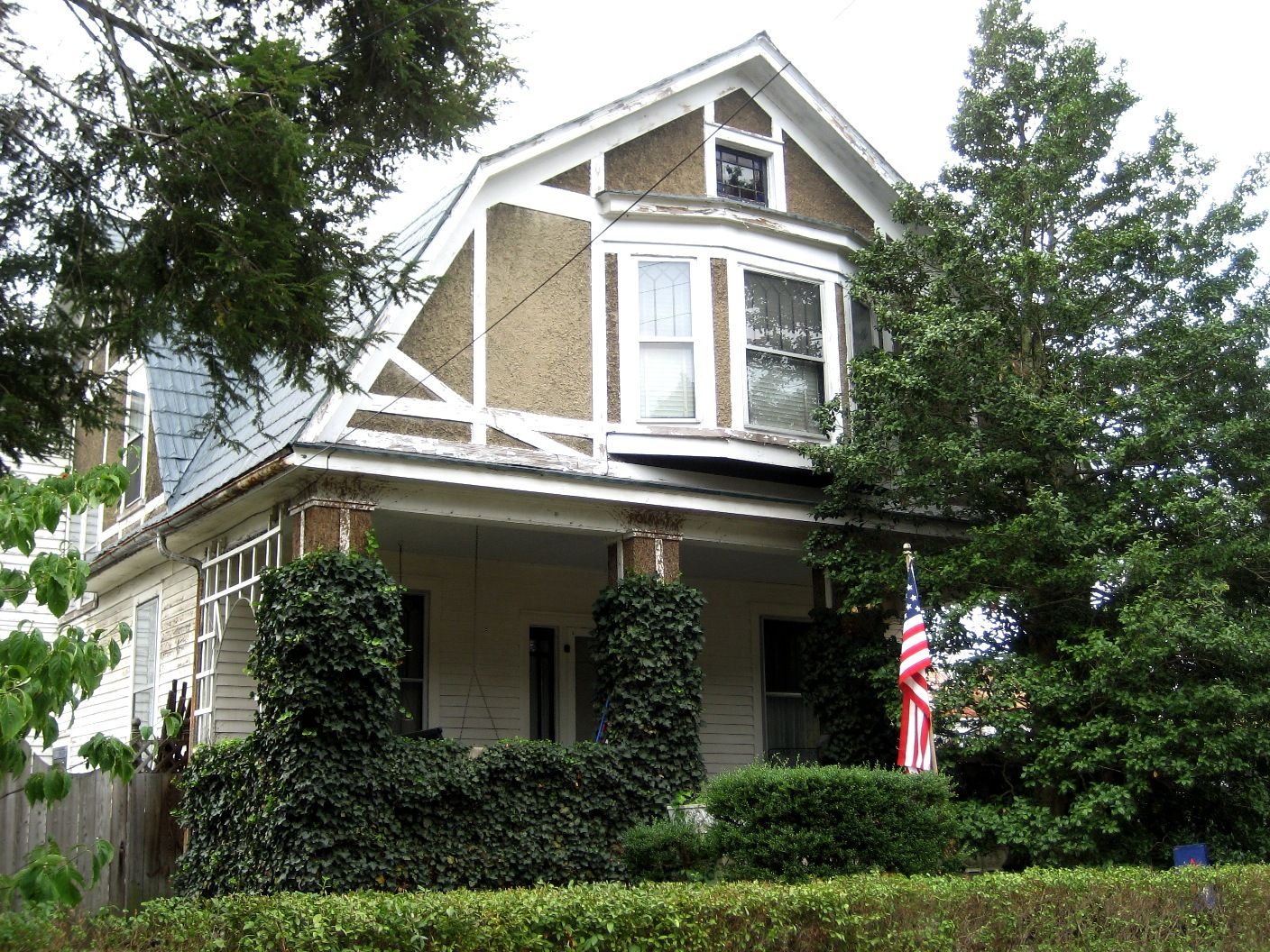From the front