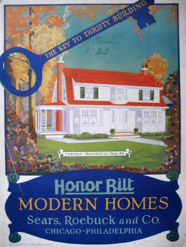 Cover of the 1923 Sears Modern Homes catalog